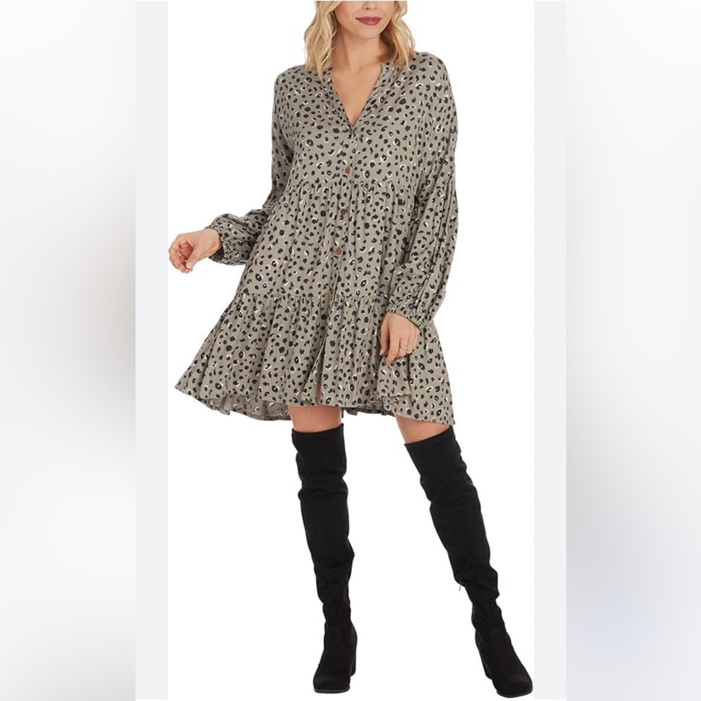 Mud Pie Women's Maybell Flounce Dress